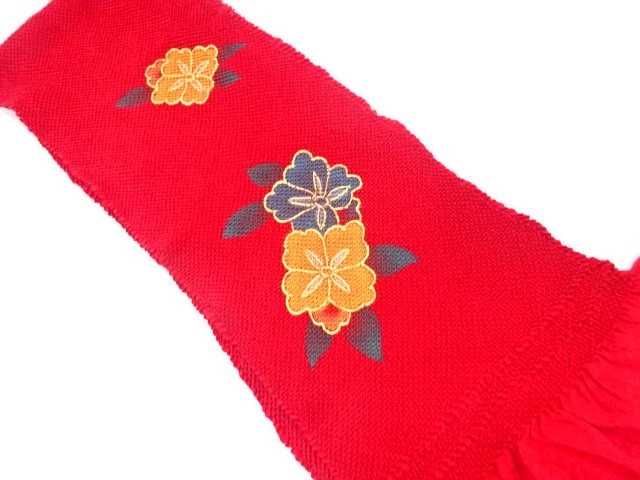 正絹　振袖用　絞り帯揚げ